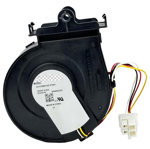 WR60X31997 Refrigerator Ice Box Fan Motor for GE Refrigerator,12VDC,0.23A Whirlpool Ice Box Fan WR60X31997, product image