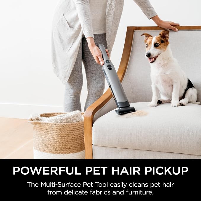 WV201 WANDVAC Handheld Vacuum, Lightweight at 1.4 Pounds with Powerful Suction, Charging Dock, Single Touch Empty and