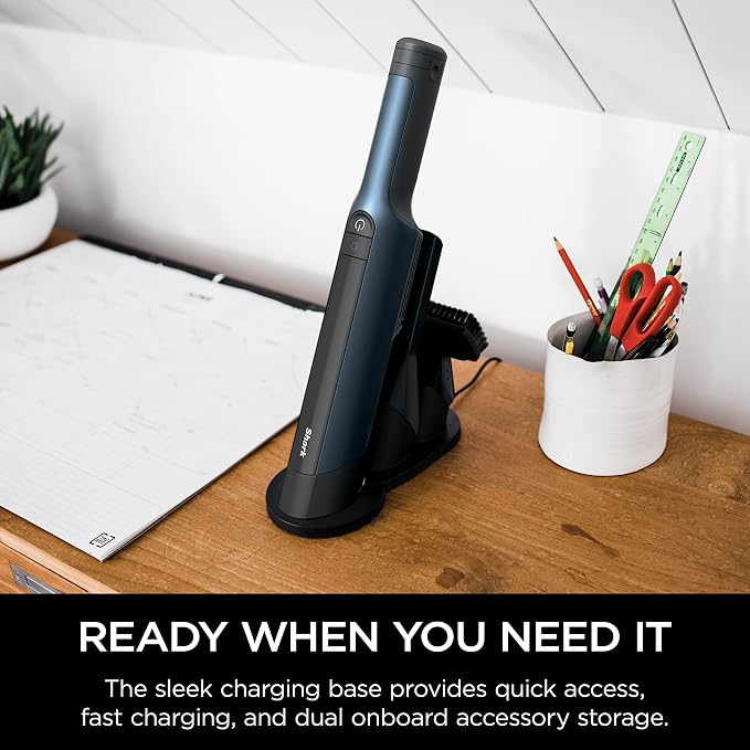 WV410BL WANDVAC Cordless Hand Vacuum, Ultra-Lightweight & Portable with Powerful Suction & Tools for Pets, Designed for Car &