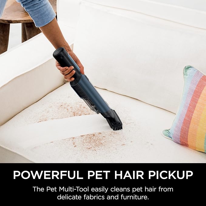 WV410BL WANDVAC Cordless Hand Vacuum, Ultra-Lightweight & Portable with Powerful Suction & Tools for Pets, Designed for Car &