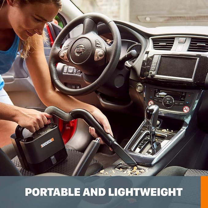 WX030L.9 20V Power Share Cordless Cube Vac Compact Vacuum, Bare Tool Only, No Battery, Black, alternate product view 2