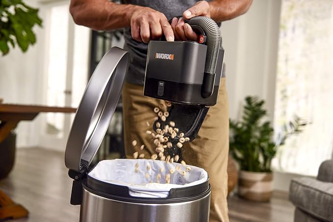 WX030L.9 20V Power Share Cordless Cube Vac Compact Vacuum, Bare Tool Only, No Battery, Black, alternate product view 9