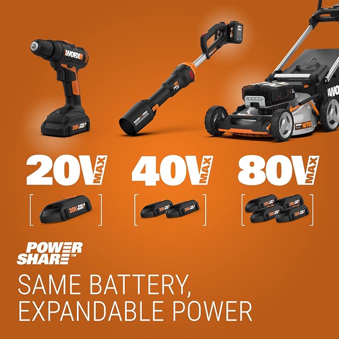 WX030L.9 20V Power Share Cordless Cube Vac Compact Vacuum, Bare Tool Only, No Battery, Black, alternate product view 10