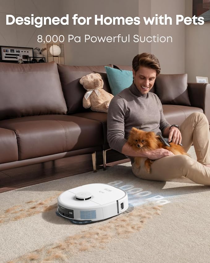 X10 Pro Omni Robot Vacuum and Mop Combo, Incredible Suction, Dual Mops with 12 mm Auto-Lift and Carpet, alternate view 5