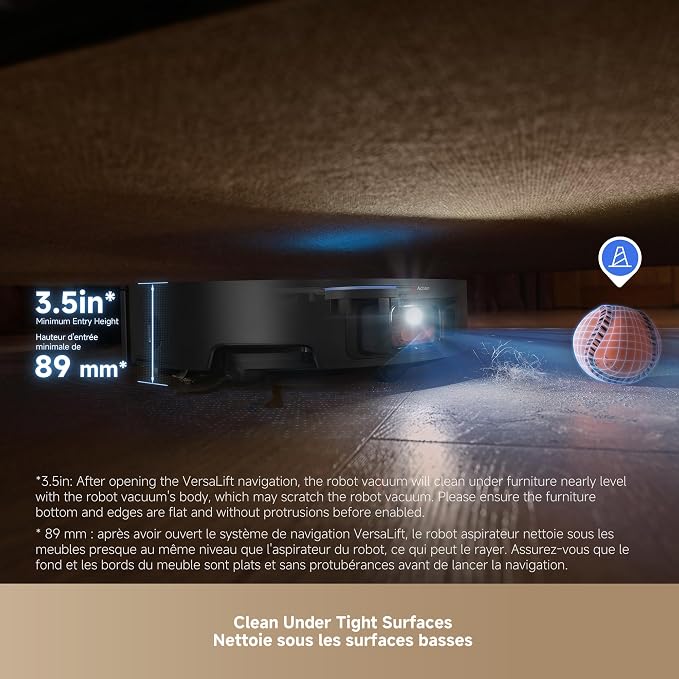 X50 Ultra Complete Robot Vacuum and Mop with Auto-Empty and Mop Self-Cleaning, 20,000Pa Suction, alternate product view 3