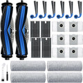 X9 Pro Omni Replacement Parts for Deebot X9 Pro Omni X9 Pro Robotic Vacuum Cleaner Parts with 2 Roller Brush,4 Mop,4
