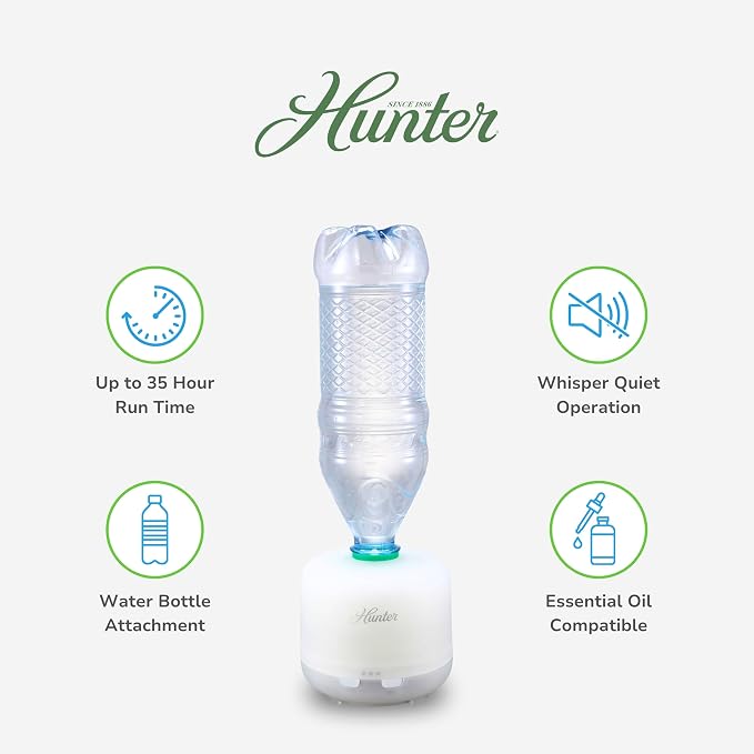XJ-520 Aromatic LED Personal Ultrasonic Humidifier, alternate product view 3