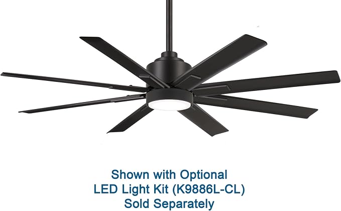 Xtreme H2O 52" Outdoor Ceiling Fan F896-52-CL - Coal, alternate product view 6