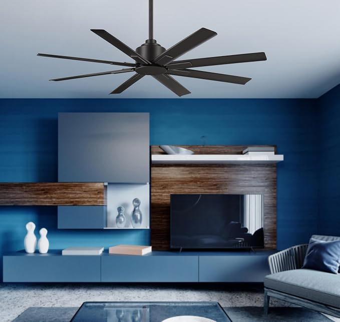 Xtreme H2O 52" Outdoor Ceiling Fan F896-52-CL - Coal, alternate product view 7