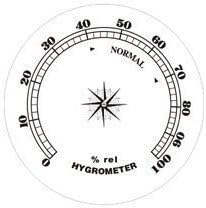 YG315 Cherry Finish Dial Traditional Weather Station, alternate product view 3