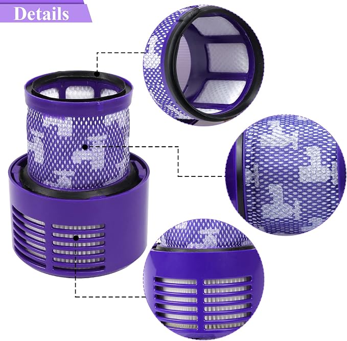 HEPA Filter Replacements for Cyclone V10 Animal V10 Absolute SV12 V10 Total Clean Cordless Stick Vacuum Part