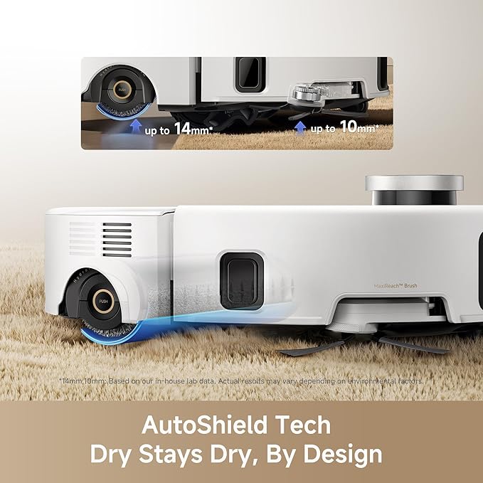 Z60 Ultra Roller SA Robot Vacuum and Mop, 26,000Pa Suction, Warm Water Mopping & Extending Roller, All-in-One Hand-Free