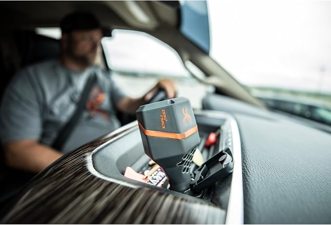 ZeroTrace Vehicle Scent Eliminator | Compact Easy-to-Use Ultra-Quiet Safe Ozone-Free Plug-in PureION Car Air Purifier