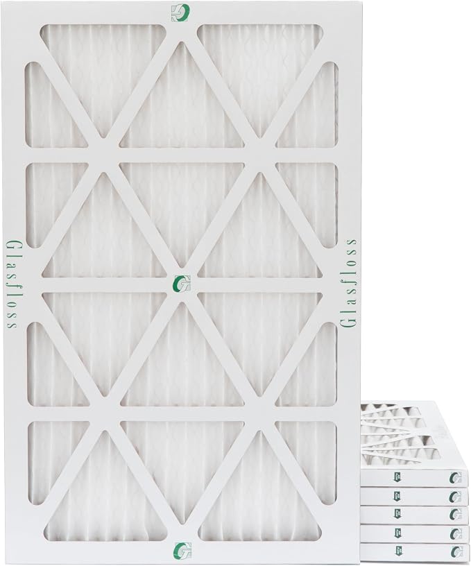 ZL 15x25x1 MERV 10 (FPR 5-6) AC Furnace Air Filters. (Box of 6). Actual Size: 14-1/2 x 24-1/2 x 7/8 0 Count, product image