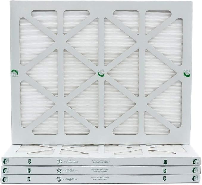 ZL 20x24x1 MERV 10 Air Filters for AC and Furnace. 4 PACK. Actual Size: 19-3/8 x 23-3/8 x 7/8, alternate product view 6
