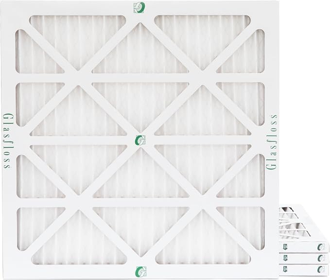 ZL 8x8x1 MERV 10 (FPR 5-6) Pleated Air Filters. (Quantity 4). Actual Size: 8 x 8 x 7/8 0 Count, product image